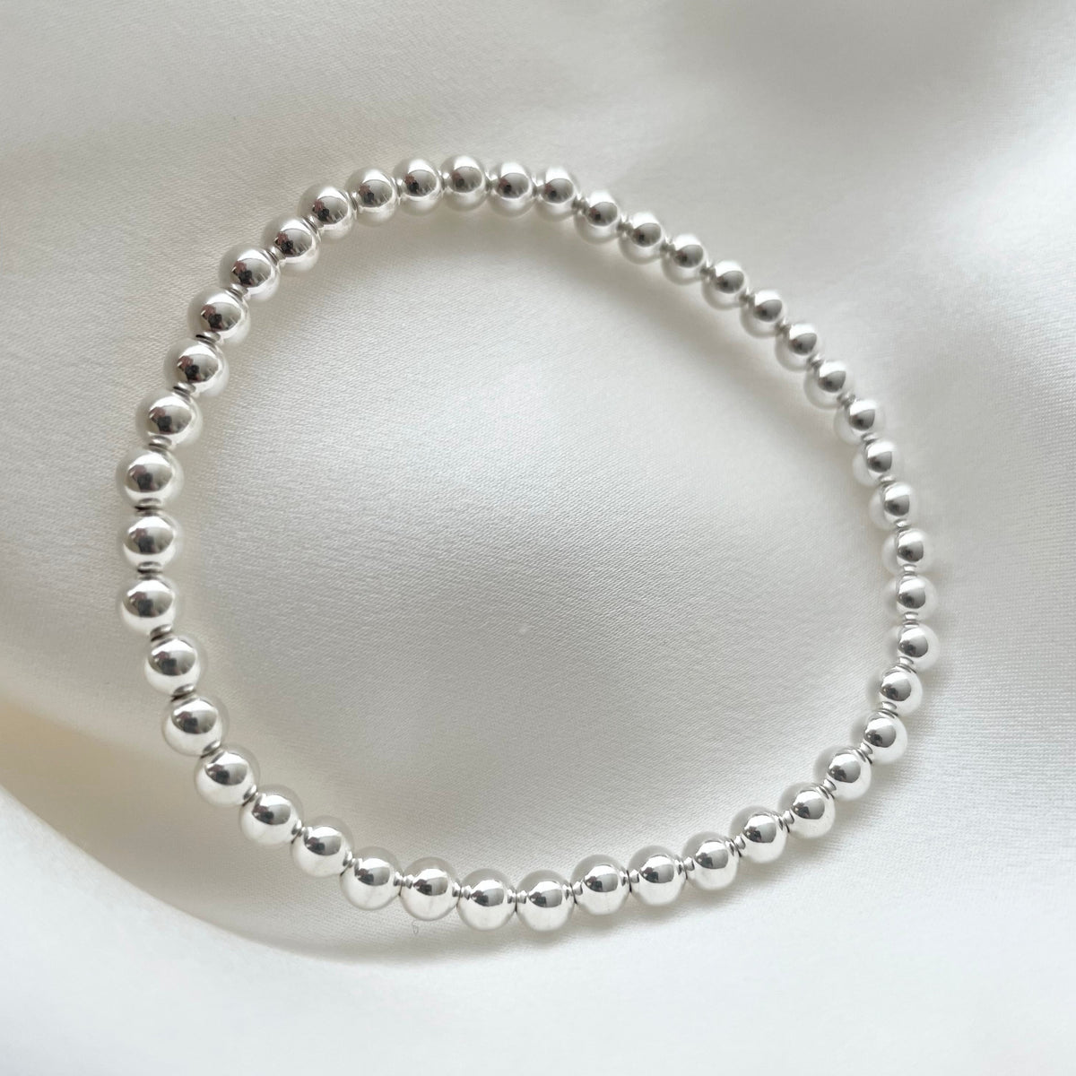 ✨NICHOLE SILVER  ADJUSTABLE NAME BRACELET  *NWT*✨ Sterling Silver Baby Name Bracelet, Personalized Christening  main image 2