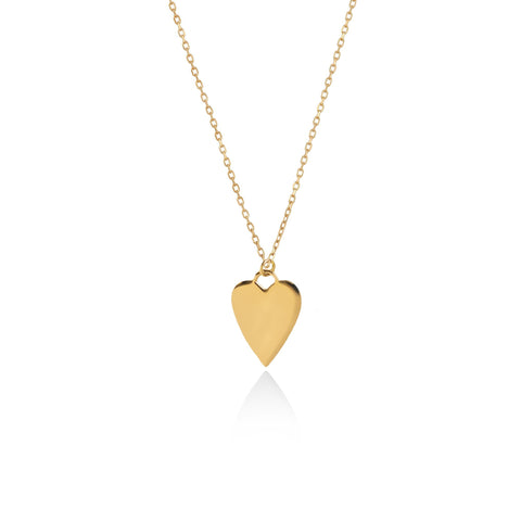 Kimberly Heart Necklace // 10kt Solid Gold