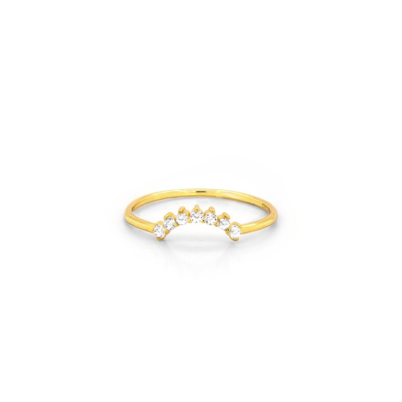 Caitlyn Ring // 14kt Gold Vermeil + CZ