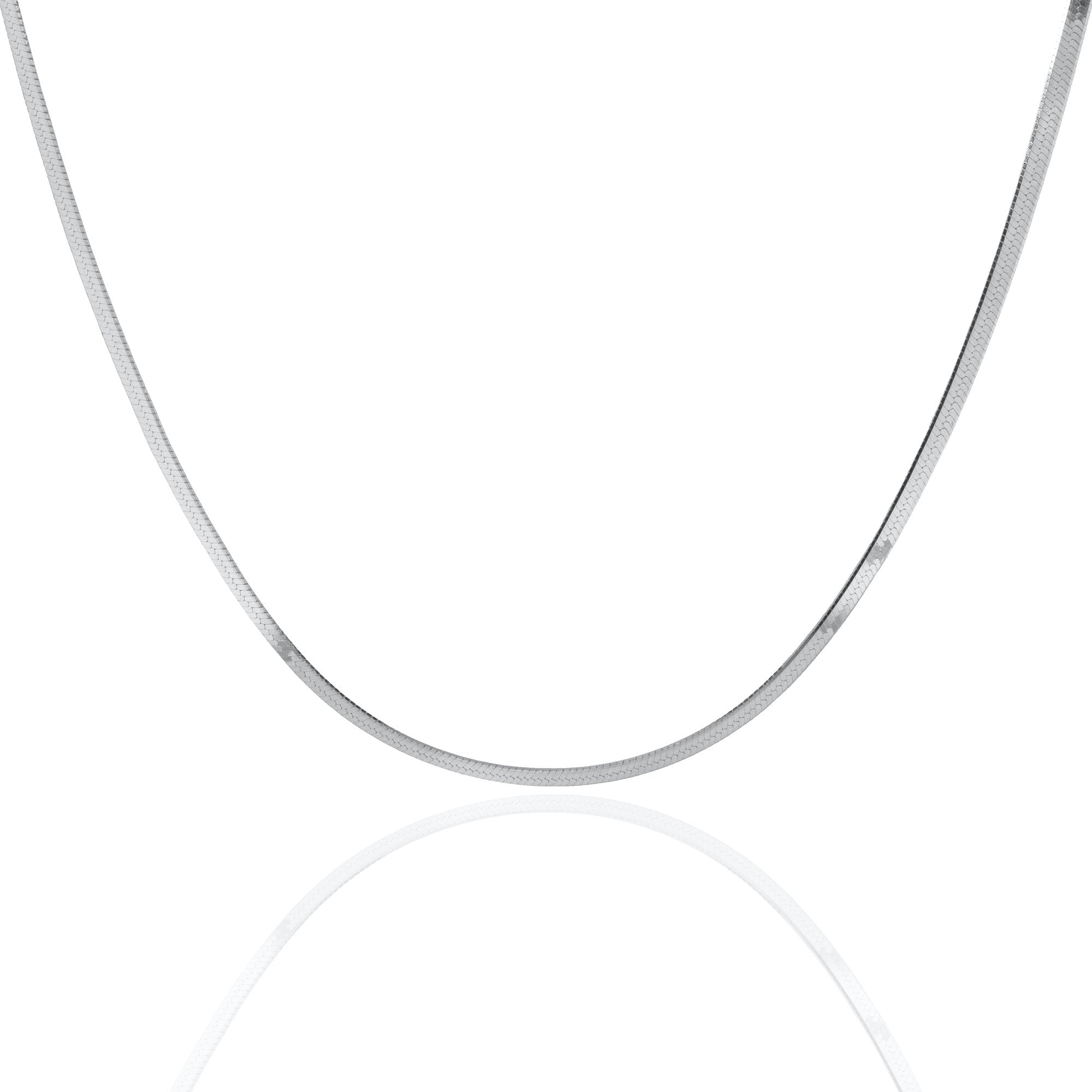 Wendy Herringbone Necklace 1.87mm // Italian Sterling Silver