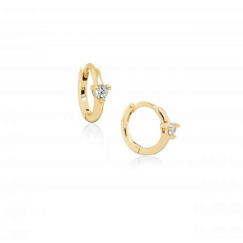 Natalie Huggies // 14k Gold Vermeil + CZ