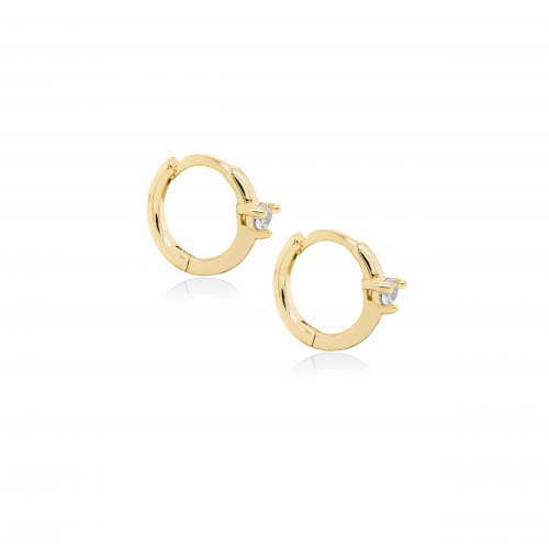 Natalie Huggies // 14k Gold Vermeil + CZ