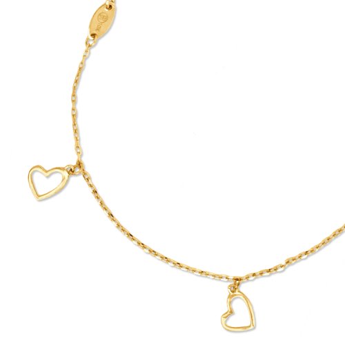 Becky Heart Bracelet // 10k Solid Gold