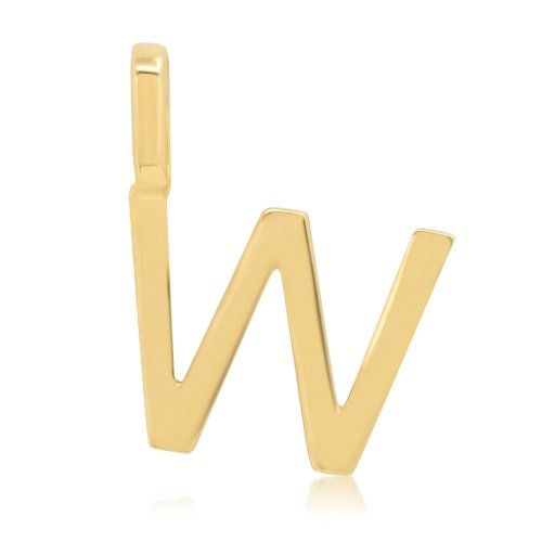 Alphabet Letter Pendant // 10K Solid Gold (11% OFF)