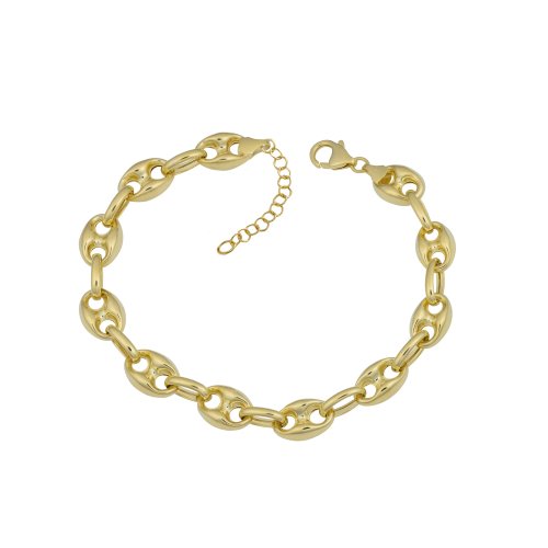 Atiana Puff Bracelet // 14k Italian Gold Vermeil