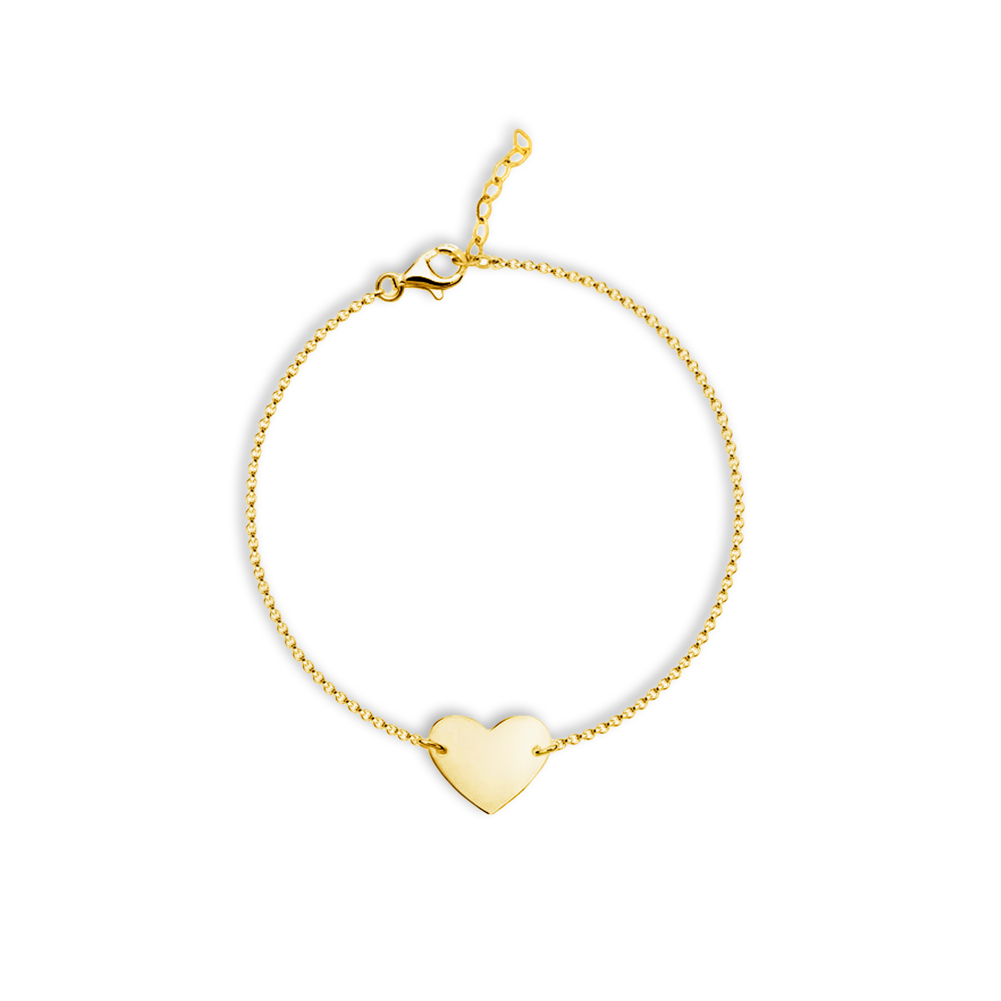 Caia Heart Bracelet // 14k Gold Vermeil