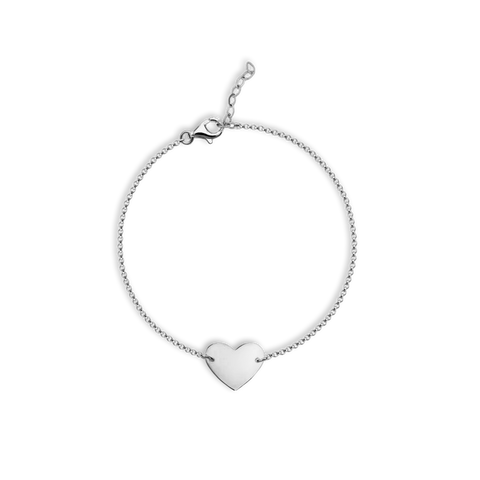 Caia Heart Bracelet // Sterling Silver