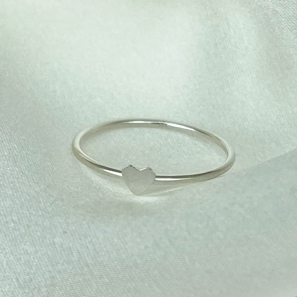 Amerie Heart Ring // Sterling Silver