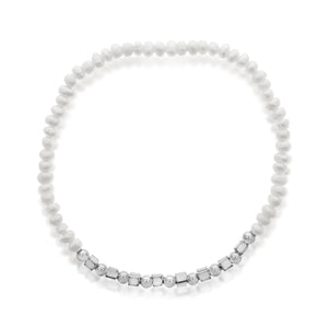 Chrishell Bracelet // Freshwater Pearls + Sterling Silver