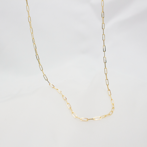Jestina Link Chain Necklace // 14K Italian Gold Vermeil