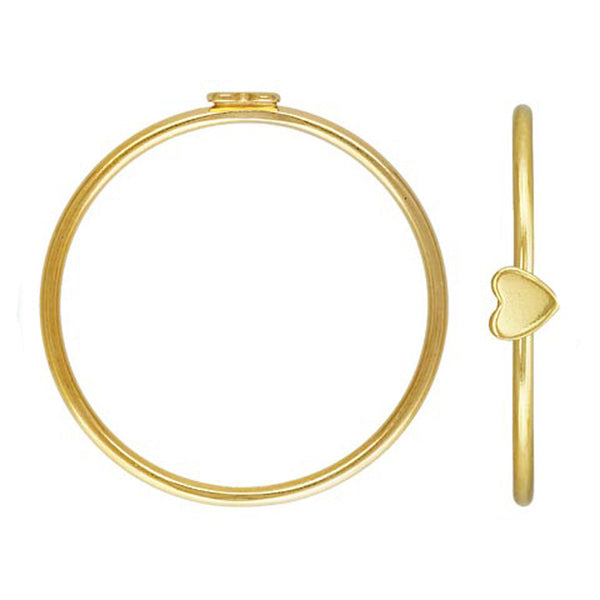 Amerie Mini Heart Ring // 14k Gold Filled