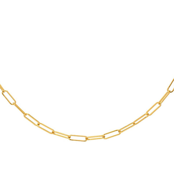 Yvonne Paperclip Chain Bracelet - 14K Gold Vermeil - Sisterberry & Co.