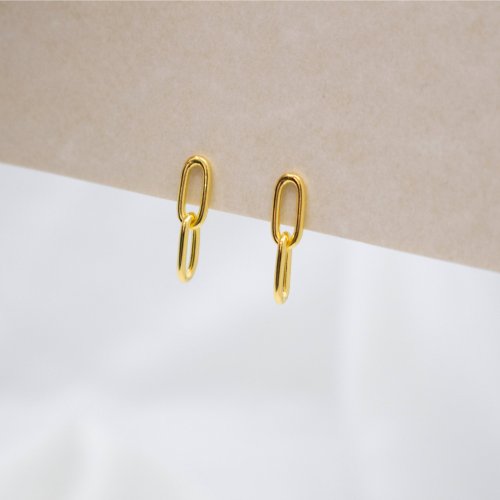 Alison Link Earrings // 14k Gold Vermeil